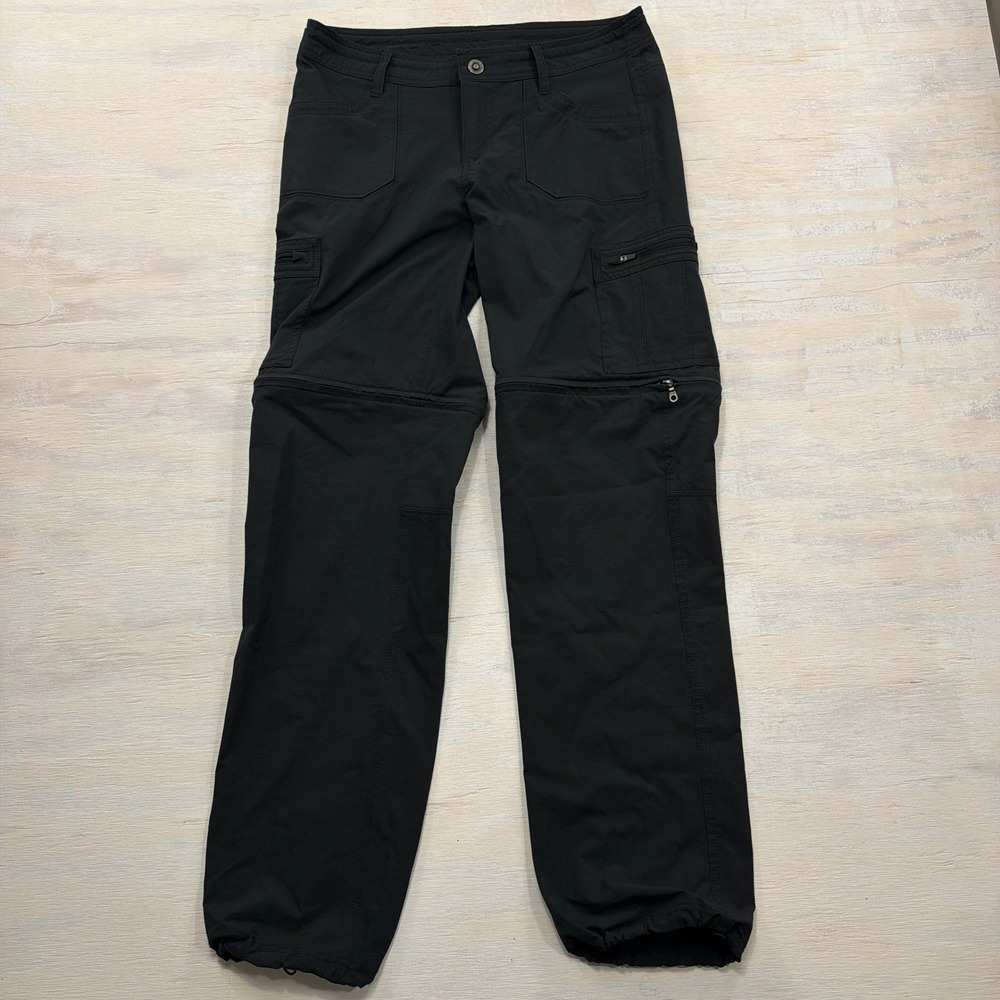 KUHL Splash Roll-Up Pants Hiking Cargo Outdoor Dark Grey Womens 8 Regular